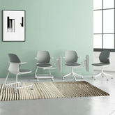 Mau Office Training Chair with Storage and Writing Board - Gavisco Office Furniture